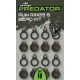 FOX RAGE - Korálky a krúžky Camo Run Rings & Bead Kit 10 ks