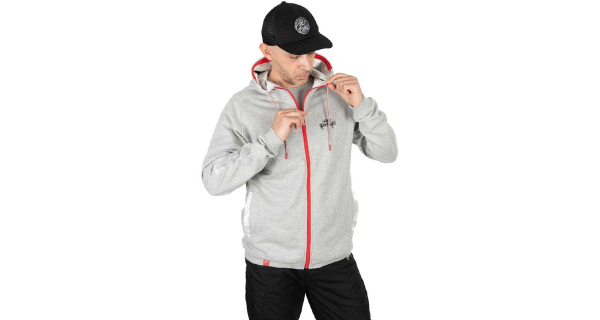 FOX RAGE - Mikina Voyager Hoody svetlo šedá veľ. L
