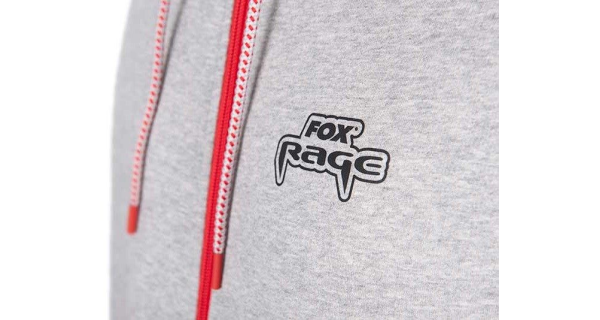 FOX RAGE - Mikina Voyager Hoody svetlo šedá veľ. L