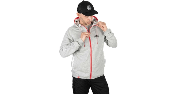 FOX RAGE - Mikina Voyager Hoody svetlo šedá veľ. M
