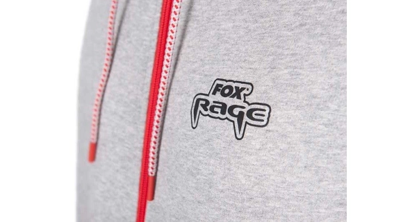 FOX RAGE - Mikina Voyager Hoody svetlo šedá veľ. M