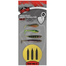 FOX RAGE - Montáž Drop Shot Micro Ready Rig veľ. 8 3 ks