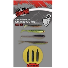 FOX RAGE - Montáž Drop Shot Mini Ready Rig veľ. 4 3 ks