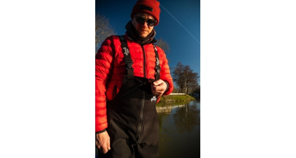 FOX RAGE - Oblek RageWear Rainsuit Salopettes Jacket veľ. M