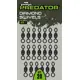 FOX RAGE - Obratlíky Predator Diamond Swivels veľ. 7 20 ks