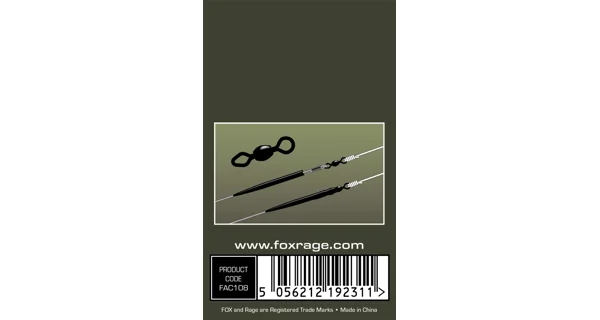 FOX RAGE - Obratlíky Predator Diamond Swivels veľ. 7 20 ks