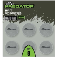 FOX RAGE - Penové boilie Bait Poppers Natural Medium 8 ks