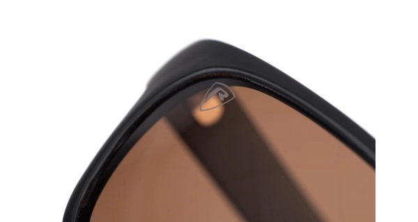 FOX RAGE - Polarizačné okuliare Matt Black Wrap Brown Lens