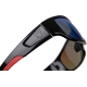 FOX RAGE - Polarizačné okuliare Shield Wraps Brown Lense Mirror Blue