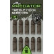 FOX RAGE - Prevleky na trojháčiky Camo Treble Hook Sleeves Large 10 ks