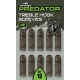 FOX RAGE - Prevleky na trojháčiky Camo Treble Hook Sleeves Large 10 ks