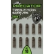FOX RAGE - Prevleky na trojháčiky Camo Treble Hook Sleeves Medium 10 ks
