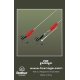 FOX RAGE - Prevleky Red Treble Hook Sleeves Large 10 ks