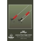 FOX RAGE - Prevleky Red Treble Hook Sleeves Large 10 ks