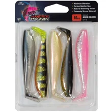 FOX RAGE - Sada gumových nástrah Zander Pro Shad UV Mixed Colour Packs 12 cm 5 ks