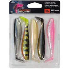 FOX RAGE - Sada gumových nástrah Zander Pro Shad UV Mixed Colour Packs 12 cm 5 ks