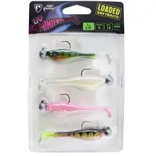 FOX RAGE - Set gumových nástrah UV Mini Fry Loaded veľ. 1/0 7 cm 5 g