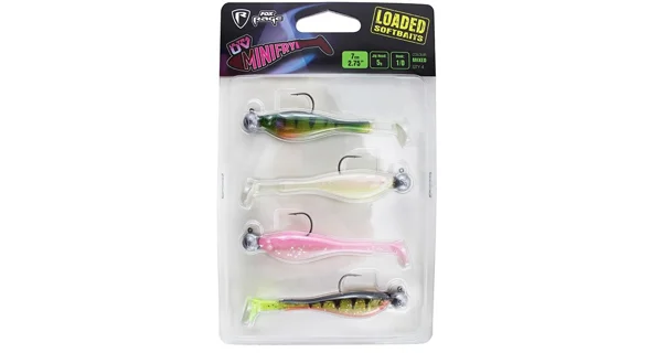 FOX RAGE - Set gumových nástrah UV Mini Fry Loaded veľ. 1/0 7 cm 5 g