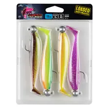 FOX RAGE - Set gumových nástrah Zander Pro Shad Loaded Mixed UV Colour Pack veľ. 4/0 10 g 10 cm 4 ks