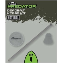 FOX RAGE - Set na výrobu potápajúcej nástrahy Deadbait Kebab Kit Natural 4 ks