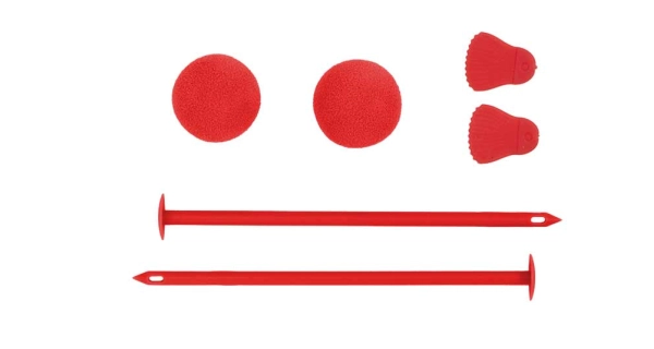 FOX RAGE - Set na výrobu potápavej nástrahy Deadbait Kebab Kit Red 4 ks
