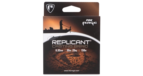 FOX RAGE - Splietaná šnúra Replicant Cast Braid 0,32 mm 55 lb 150 m