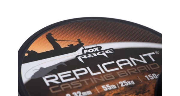 FOX RAGE - Splietaná šnúra Replicant Cast Braid 0,32 mm 55 lb 150 m