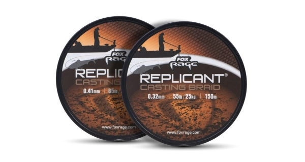 FOX RAGE - Splietaná šnúra Replicant Cast Braid 0,32 mm 55 lb 150 m