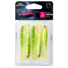 FOX RAGE - Súprava gumových nástrah Slick Shad UV Single Colour Packs Lemontiger 7 cm 5 ks