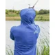 FOX RAGE - Tričko s dlhým rukávom a kapucňou Blue Hooded T veľ. L