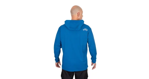 FOX RAGE - Tričko s dlhým rukávom a kapucňou Blue Hooded T veľ. XL
