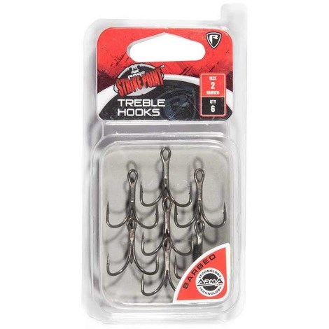 FOX RAGE - Trojháčiky Rage Strike Point Treble Hooks veľ. 1