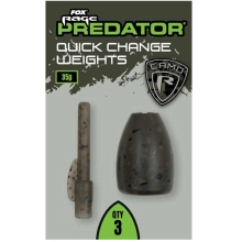 FOX RAGE - Záťaž Camo Quick Change Weights 35 g 3 ks