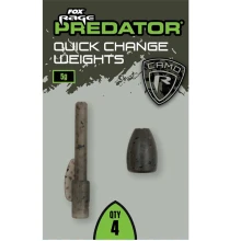 FOX RAGE - Záťaž Camo Quick Change Weights 5 g 4 ks