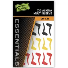FOX - Rovnátka Edges Essentrials Zig Aligna Multi Sleeve Kit (3 žltá, 3 červená a 3 čierna)