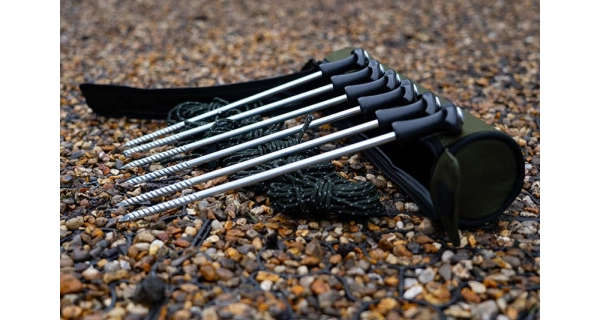 FOX - Sada Kolíkov a šnúr v puzdre R-Series Bivvy Storm Pack