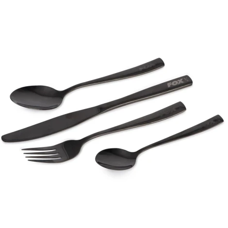 FOX - Sada príborov Black Stainless Cutlery Set
