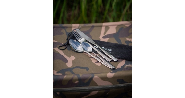 FOX - Sada príborov Black Stainless Cutlery Set