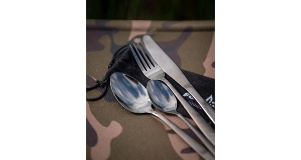 FOX - Sada príborov Black Stainless Cutlery Set