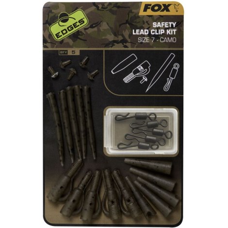 FOX - Sada závesok Edges Camo Lead Clip Kit veľ. 7