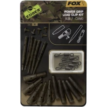FOX - Sada závesok Edges Camo Power Grip Lead Clip Kit veľ. 7 5 ks
