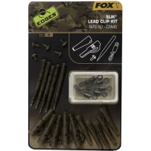 FOX - Sada závesok Edges Camo Slik Lead Clip Kit veľ. 10 5 ks