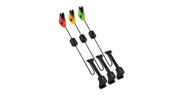 FOX - Set swingerov MK2 Illuminated Swinger 3 Rod - červená, oranžová, zelená