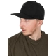 FOX - Šiltovka Black/Camo Flat Peak Snapback Hat
