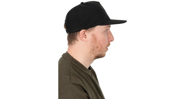 FOX - Šiltovka Black/Camo Flat Peak Snapback Hat
