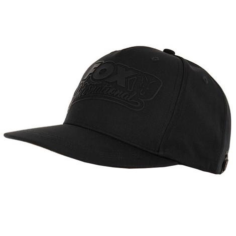 FOX - Šiltovka Black/Camo Flat Peak Snapback Hat