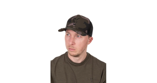 FOX - Šiltovka Black Camo Trucker Cap
