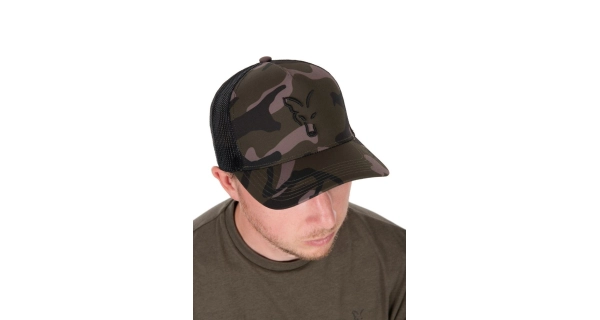 FOX - Šiltovka Black Camo Trucker Cap