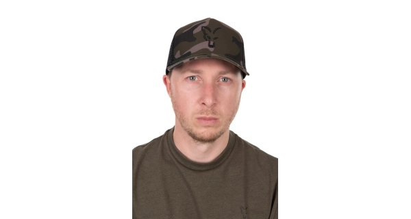 FOX - Šiltovka Black Camo Trucker Cap
