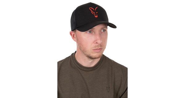 FOX - Šiltovka Collection Trucker Cap 25 Black Orange